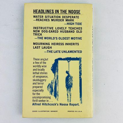 Alfred Hitchcock Noose Report Dell Paperback #6455 Vintage