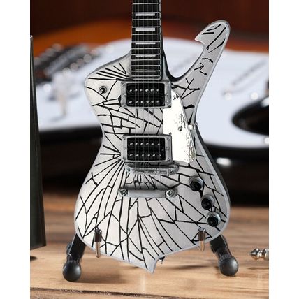 PAUL STANLEY (KISS) -Ibanez Cracked 1:4 Scale Replica Guitar ~Axe Heaven