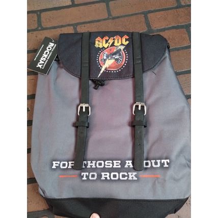 AC/DC - For Those About to Rock Rocksax Heritage Backpack ~New~