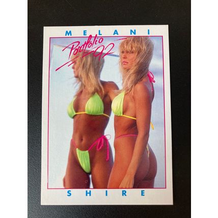 Portfolio '92 International Swimsuit Base trading card # 40 Melani Shire (A)