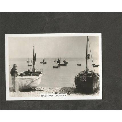 Cigarette Card East Sussex Hastings Luggers Coastwise #14