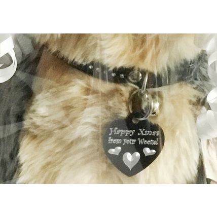 Akita 12" toy dog, just as it is, personalised, gift wrapped, 3 options