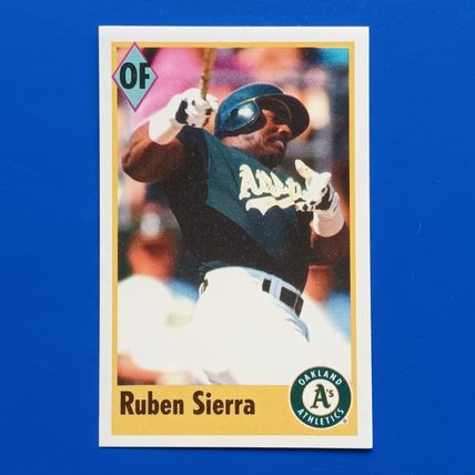 Ruben Sierra (Oakland Athletics) #87Fleer MLB All-Stars 1995 Panini Sticker