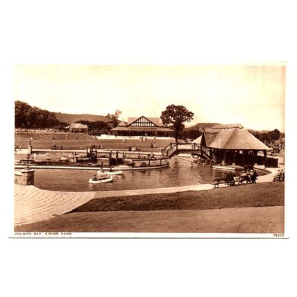 Colwyn Bay, Eirias Park - Postally Unused - Photochrom Co. Ltd Postcard