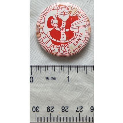 c.1980/90s Badge - Santa Steam Special