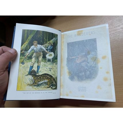 c1907 W H G KINGSTON "THE WANDERERS" FICTION ANTIQUE HARDBACK BOOK (P5)