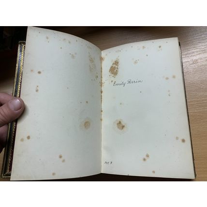 1877 "THE CHRISTIAN YEAR" THOUGHTS IN VERSE JOHN KEBLE LEATHER ANTIQUE BOOK (P5)