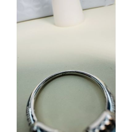 Bomb Party Sz8 BP Ring Fashion Jewelry RBP Dual Blue Gems Open Rhodium P Band