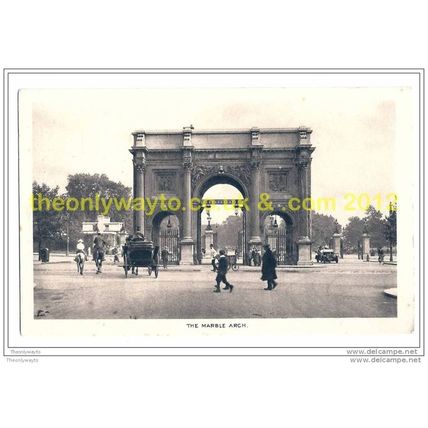 THE MARBLE ARCH, LONDON, ENGLAND, c1910s?, Postcard
