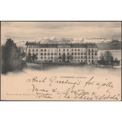 Longeraie, Lausanne, 1905 - Bornand CPA