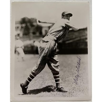 Whitey Whitehead (d. 1993) Signed Autographed Vintage 8x10 Photo New York Giants