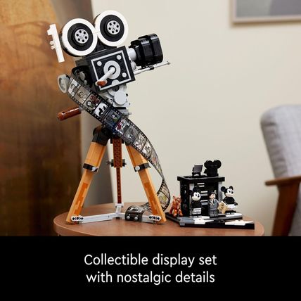 LEGO Disney Walt Disney Tribute Camera, Disney Fan Building Set, Celebrate Disne