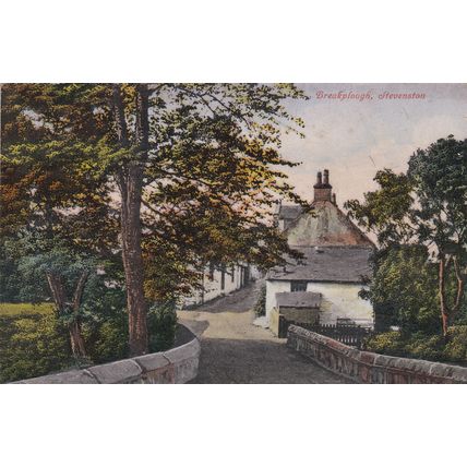EC904 STEVENSTON -BREAKPLOUGH. PRINTED POSTCARD.