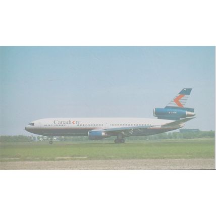 Canadian Airlines International McDonnell Douglas DC10 30 Civil Aircraft Postcar