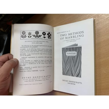 DECORATIVE HANDICRAFTS - BOUND ISSUES OF DRYAD HANDICRAFTS LEAFLETS HB BOOK (P3)
