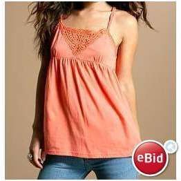 ASOS open back crochet trim halter top S12 New in pack RRP £22