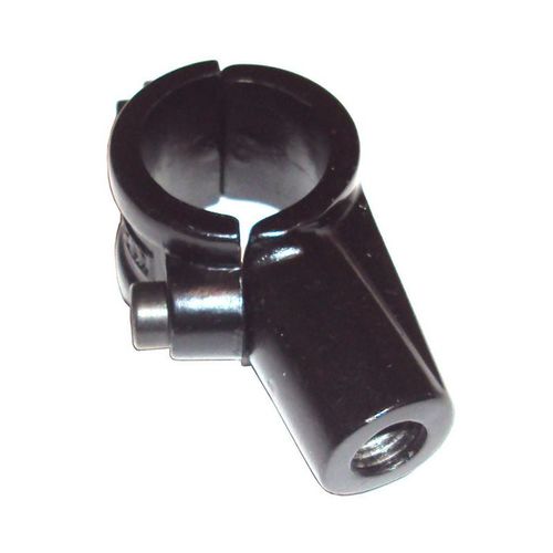 Black 10mm Mirror Mount 7/8 in Handlebar BSA Norton Triumph Motorcycle 20-28120