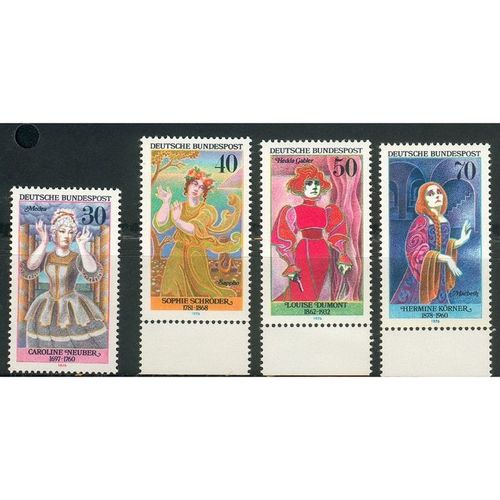 Germany 1976 - SG1800-03 - Famous German Actresses (unused)