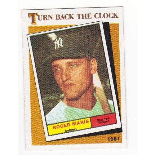 1986 Topps Roger Maris Turn Back the Clock card #405 – Yankees