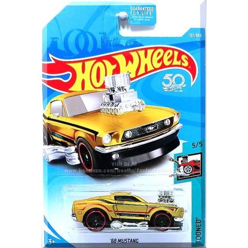 Hot Wheels - '68 Mustang: Tooned #5/5 - #157/365 (2018) *Gold Edition*