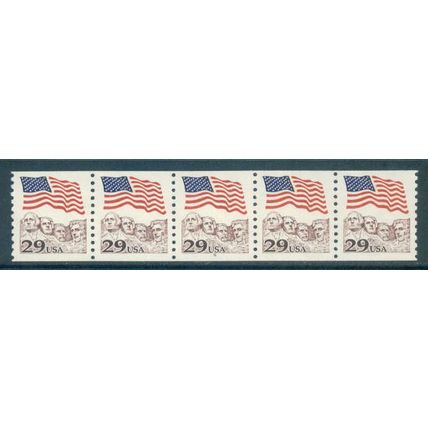 2523 29c U.S. Flag Fine MNH PNC 6/5 V0721