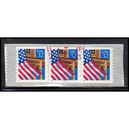 Used 2915D 32c U.S. Flag Over Porch Very Fine PNC 11111/3 10x10 PA3627
