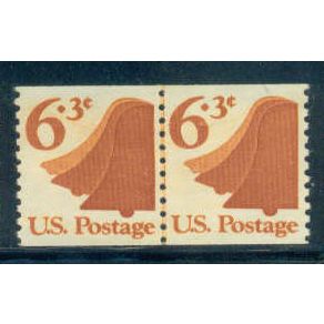 1518 6.3c Liberty Bell Very Fine MNH CLP W0063