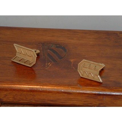 Pre-Owned Men’s Speidel Gold Tone Arrow Cuff Links