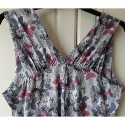 NWT Stella Morgan dress size 12 multi grey sleeveless