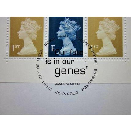 2003 TWO PRESTIGE BOOKLET MULTI VALUE STAMP BOOKLET PANES WITH F.D.I. (B) #01320