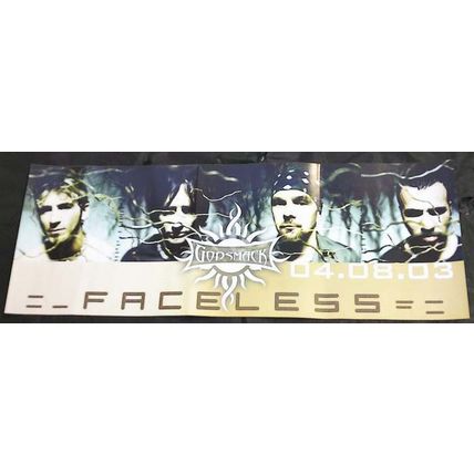 Godsmack - Faceless 2003 Promo Double Sided Banner Poster