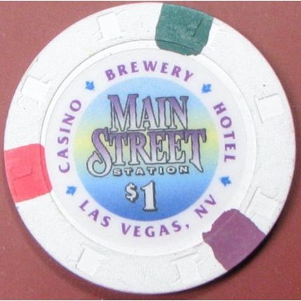Main Street. $1 Casino Chip. Las Vegas, NV. 05B.