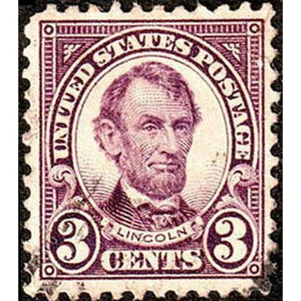 USA 1938 Personalities Lincoln 3c Used Stamp