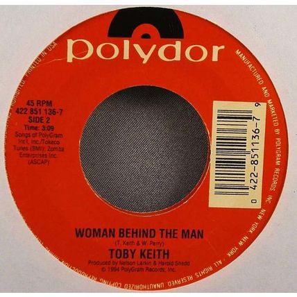 Toby Keith - Woman Behind The Man / Upstairs Downstairs Vinyl 45 New