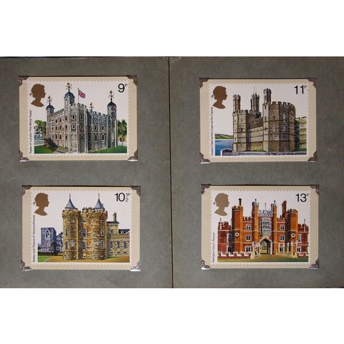 PHQ card FDC set in slot folder Historic Buildings 1st March 1978