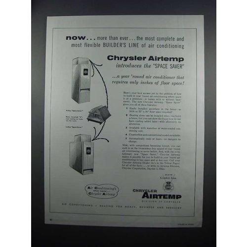 1954 Chrysler Airtemp Hi-Boy & Lo-Boy Space Saver Ad