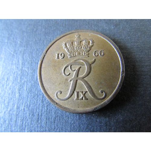 1966 DENMARK 5 ORE FREE POST. Q