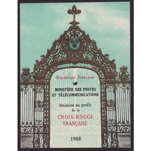 France 1968 SG XSB18 UMM Booklet - Red Cross/Semi-postal (E-380)