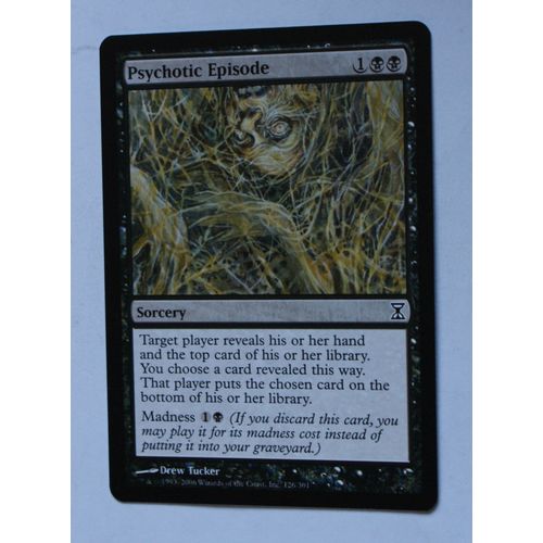 Magic the Gathering MTG CCG: Time Spiral # 126 Psychotic Episode (A) 2006 WotC