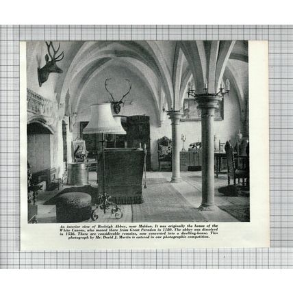 (6485) Beeleigh Abbey Maldon Essex - 1962 Cutting