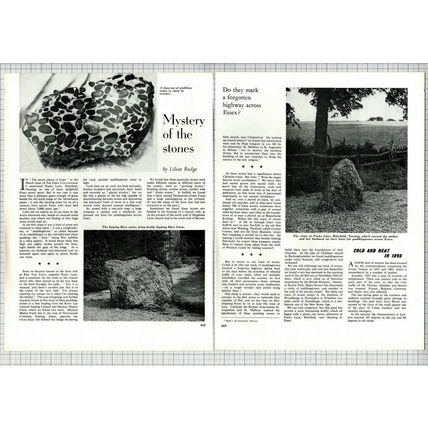(6482) Lilian Rudge Essex Epping Bury Stone Holyfield Nazeing - 1962 Article