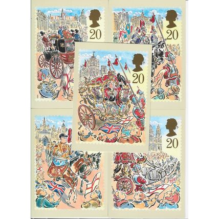 GB 1989 October PHQ M set of 5 The Lord Mayor's Show