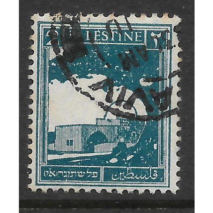 PALESTINE 1927 2M BLUE RACHELS TOMB SG 90 FINE USED#2