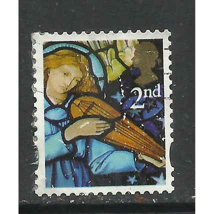 GB 2009 QE2 2nd Christmas Angel used SG 2991. ( L346 )