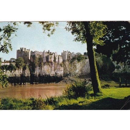 Chepstow Castle Monmouthshire Postcard unused corner crease