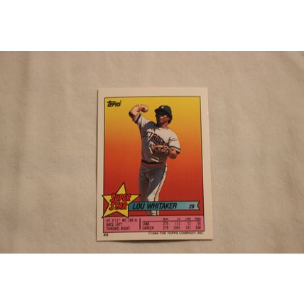 Dave Smith/Mickey Tettleton 1989 Topps Stickers NO.13/231 Stickerback Lou Whitka