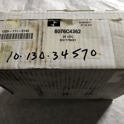 NEW ROSS 8076C4362 SERIES 80 SOLENOID VALVE 24VDC 24 VDC SO 179451,TE