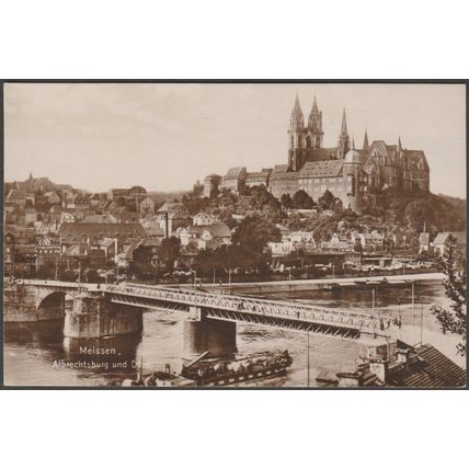 Albrechtsburg und Dom, Meissen, c.1930 - Beyer Foto-AK