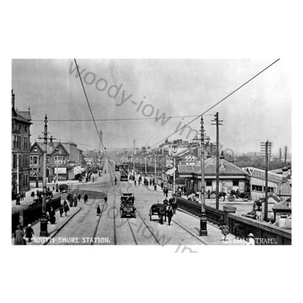 pt2235 - South Shore Tram Station , Blackpool , Lancashire - print 6x4