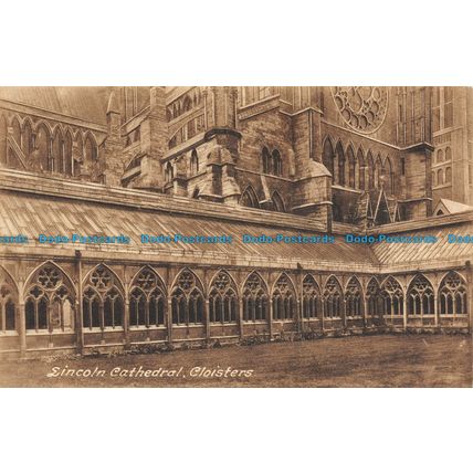R093774 Lincoln Cathedral. Cloisters. Frith